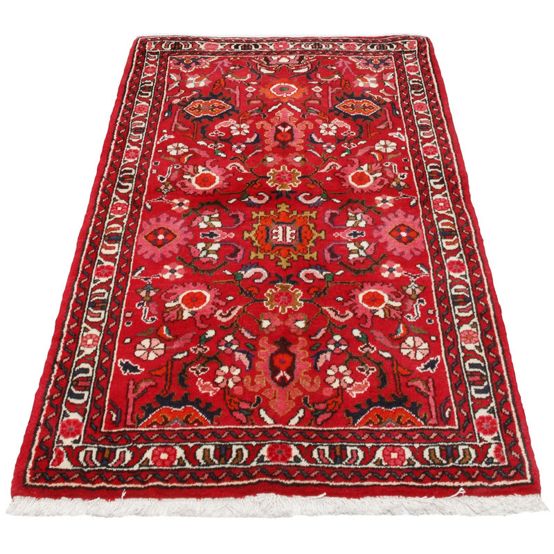فرش دستباف 1.5 متری سی پرشیا مدل 179811 زمینه لاکی
