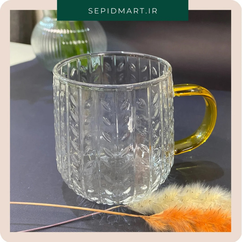 لیوان مدل درختی دسته رنگی کد 870