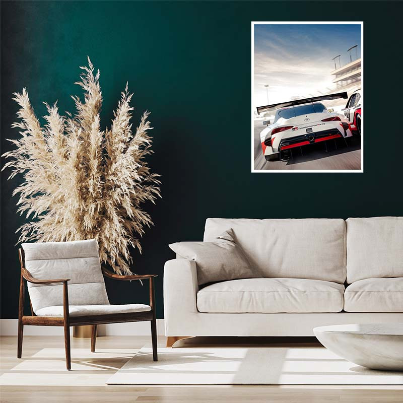 پوستر کارنيکا طرح تویوتا سوپرا Toyota Supra کد 46842 مجموعه 8 عددی