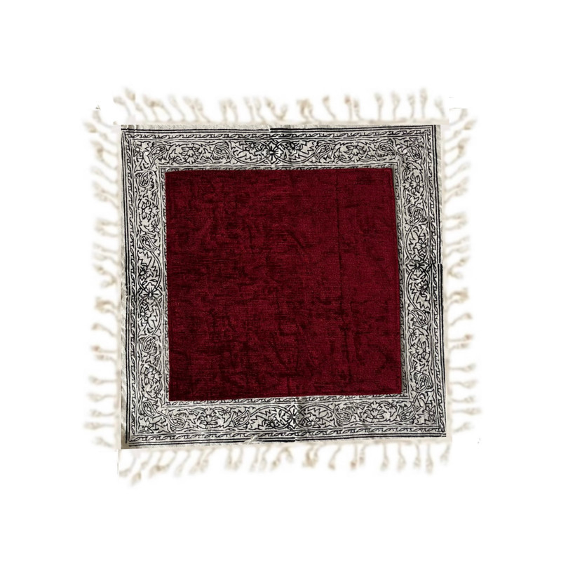 رومیزی مدل مخمل سایز 40x40 سانتی‌متر