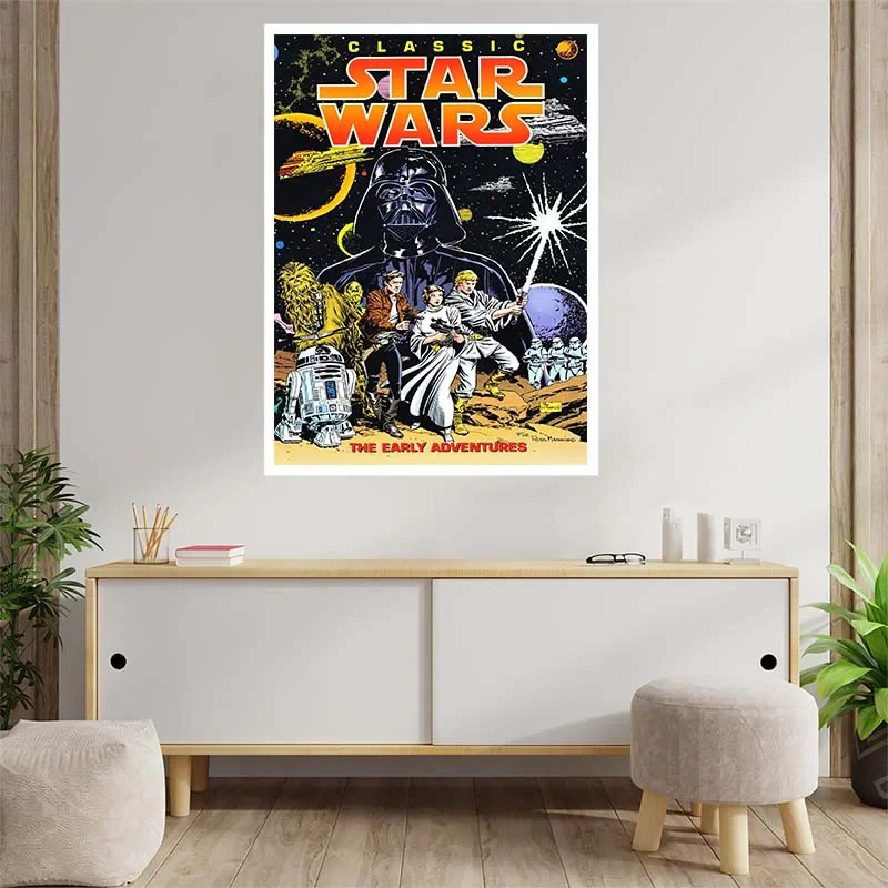 پوستر کارنيکا طرح جنگ ستارگان Star Wars کد 64493 مجموعه 8 عددی