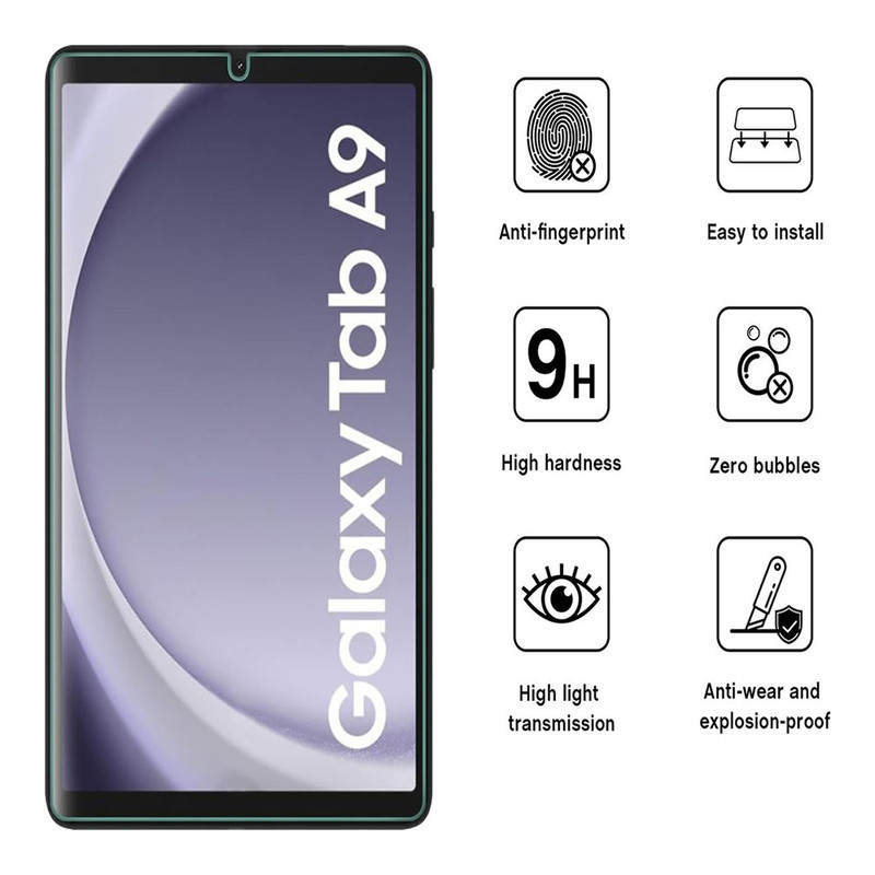 محافظ صفحه نمایش شیشه ای مدل RMS - SUX مناسب برای تبلت سامسونگ Galaxy Tab A9