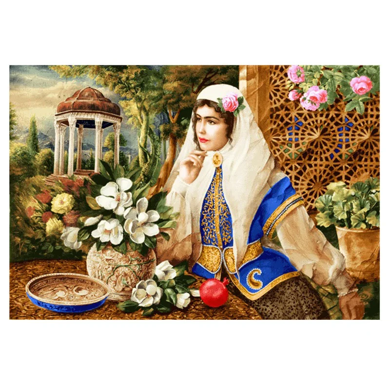 نخ و نقشه تابلوفرش مدل 2907