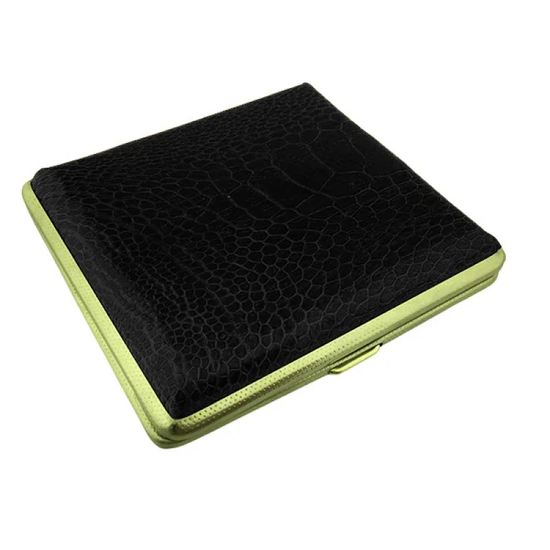 کیف سیگار مدل شترمرغ کد OST-BLK