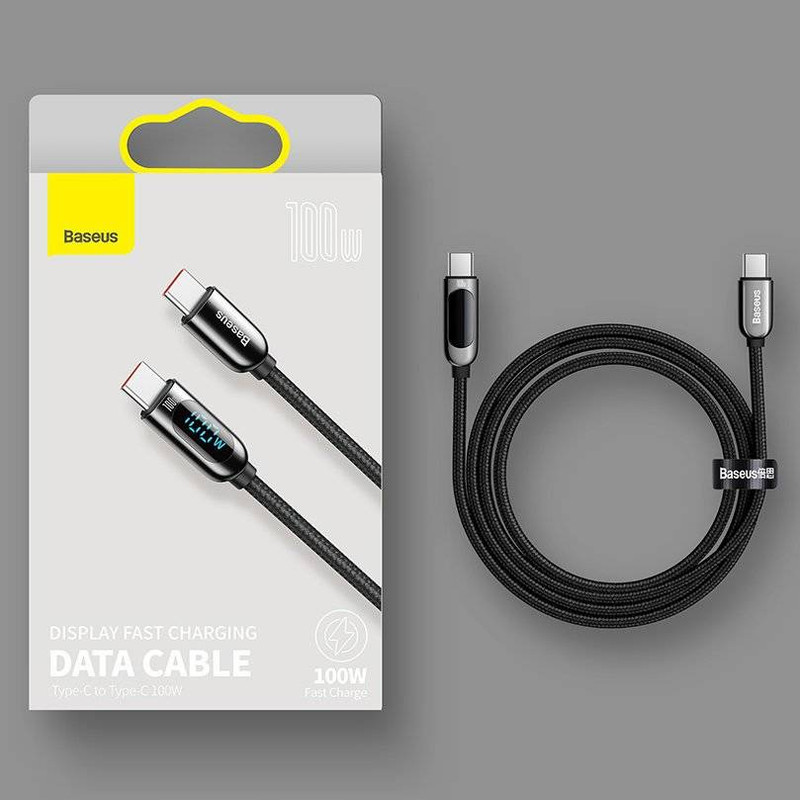 کابل تبدیل USB-C بیسوس مدل Display Fast Charging-100W طول 1 متر