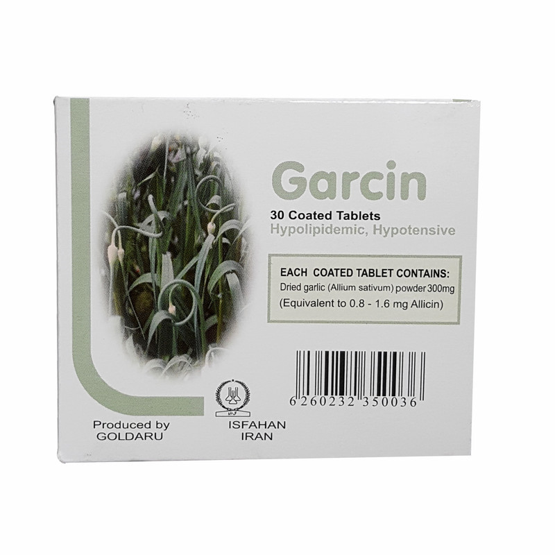 قرص گارسین گل دارو بسته 30 عددی