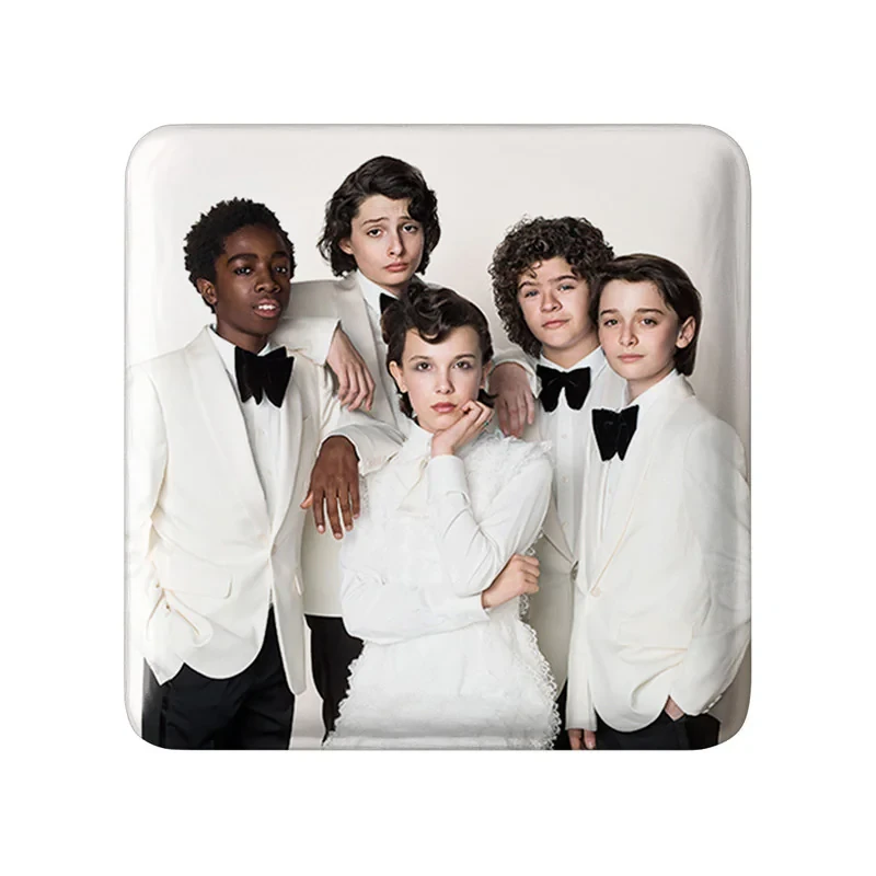 مگنت خندالو طرح سریال استرنجر تینگز Stranger Things  مدل مربعی کد 19338