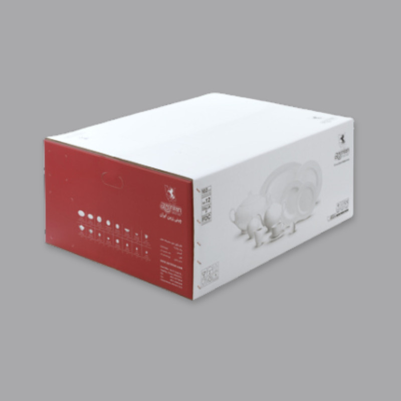 سرویس غذاخوری 102 پارچه 12 نفر چینی زرین ایران مدل Gift Top Grade