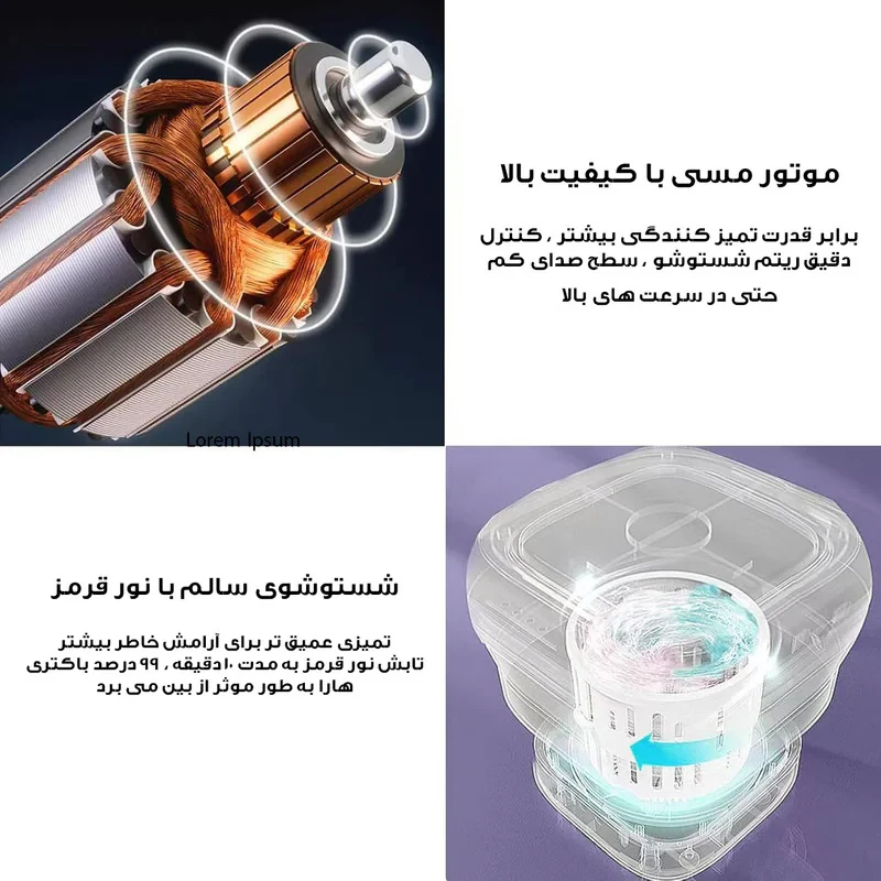 مینی‌ واش 2 کیلوگرم مدل تاشو کد FM01-9L
