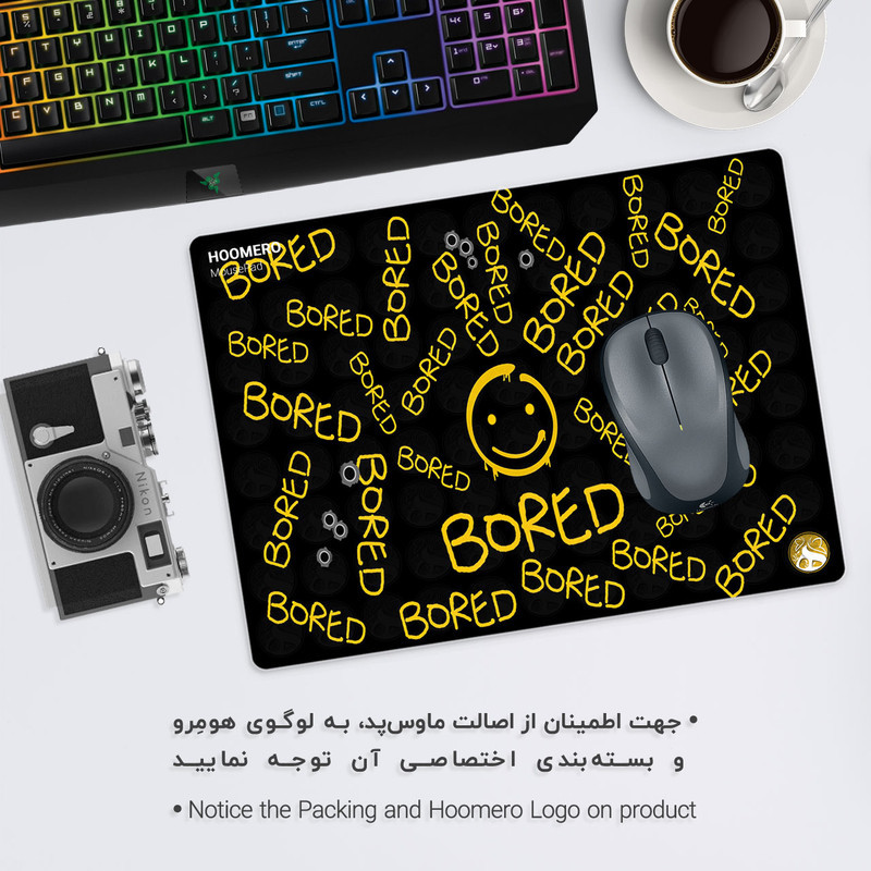 ماوس پد هومرو مدل A7688 طرح شرلوک هلمز