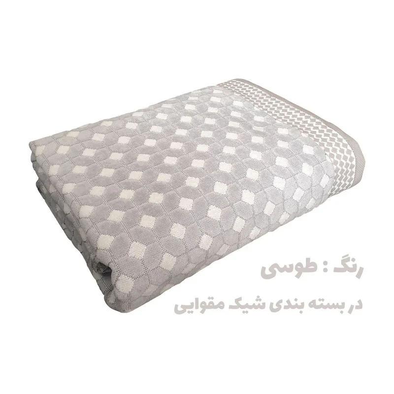 حوله حمام آذرریس مدل Dekora سایز 100×160 سانتی متر