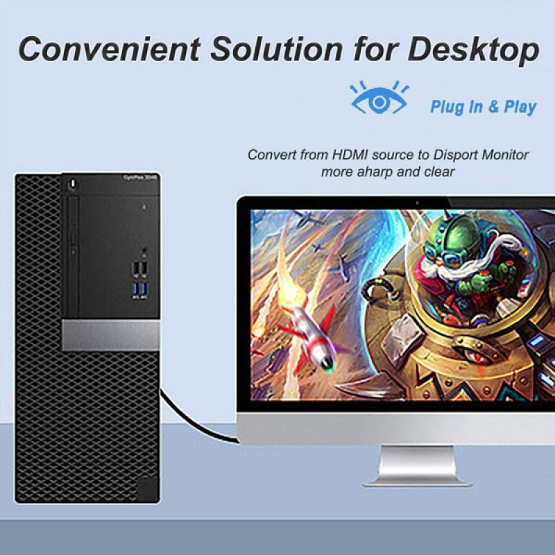 مبدل HDMI به Display Port فرانت مدل HDP100