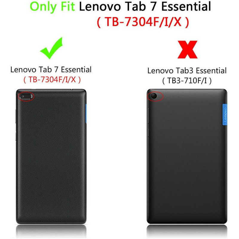 کیف کلاسوری مدل Book مناسب برای تبلت لنوو Tab 7 Essential TB-7304I به همراه محافظ صفحه نمایش