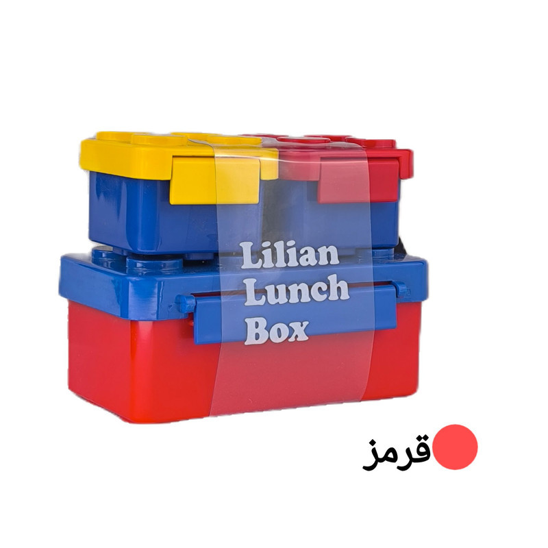 ست 3 تکه ظرف غذای کودک مدل پازلی
