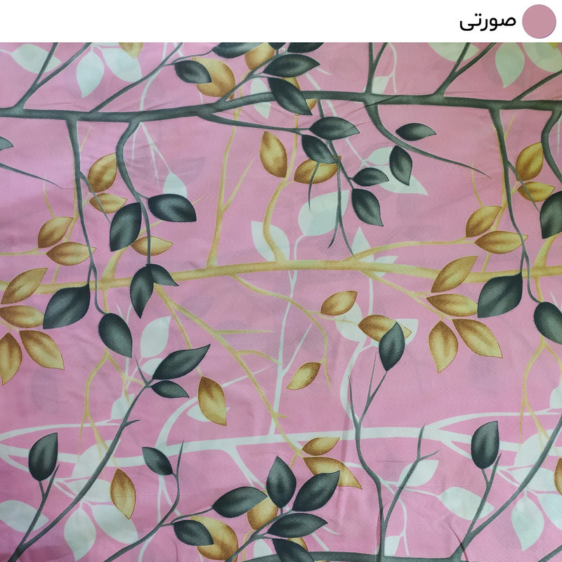 ملحفه تشک مهمان سندس مدل نهال کد F848 یک نفره سایز 195x90 سانتی متر