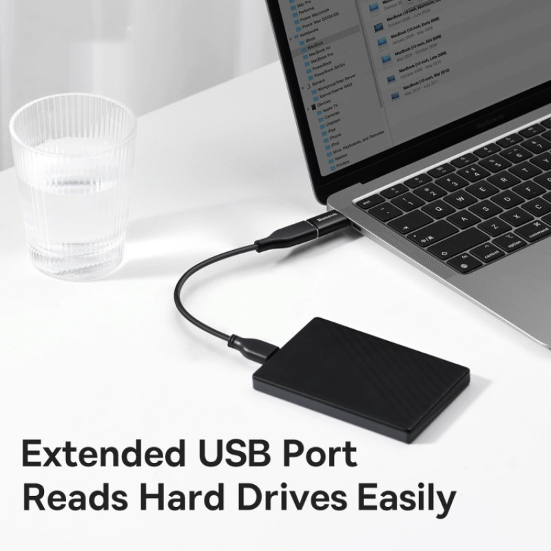 مبدل USB-C به USB 3.1 باسئوس مدل ZJJQ0000