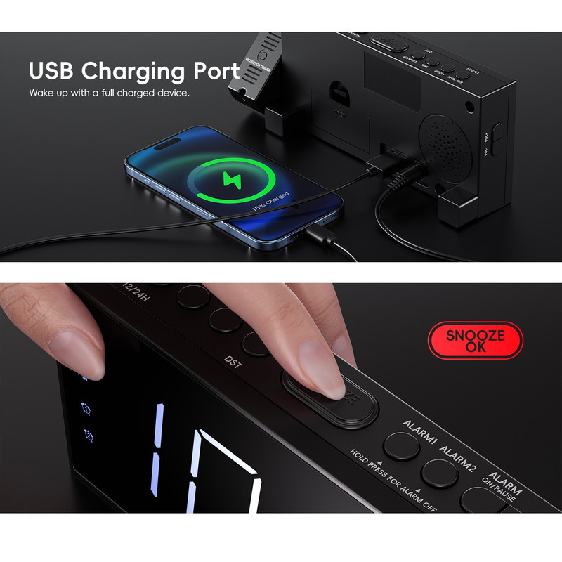 ساعت رومیزی دیجیتال مدل CR1001F