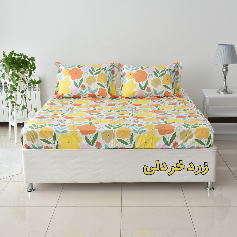 سرویس ملحفه بومرنگ مدل Bahar-160 دونفره 3 تکه