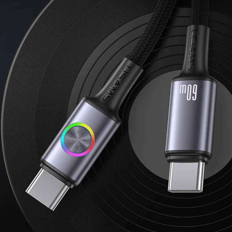 کابل USB-C یوسمز مدل SJ752-60W طول 1.2 متر