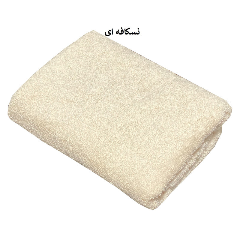 حوله دستی شایسته مدل تبسم سایز 40x75 سانتی متر