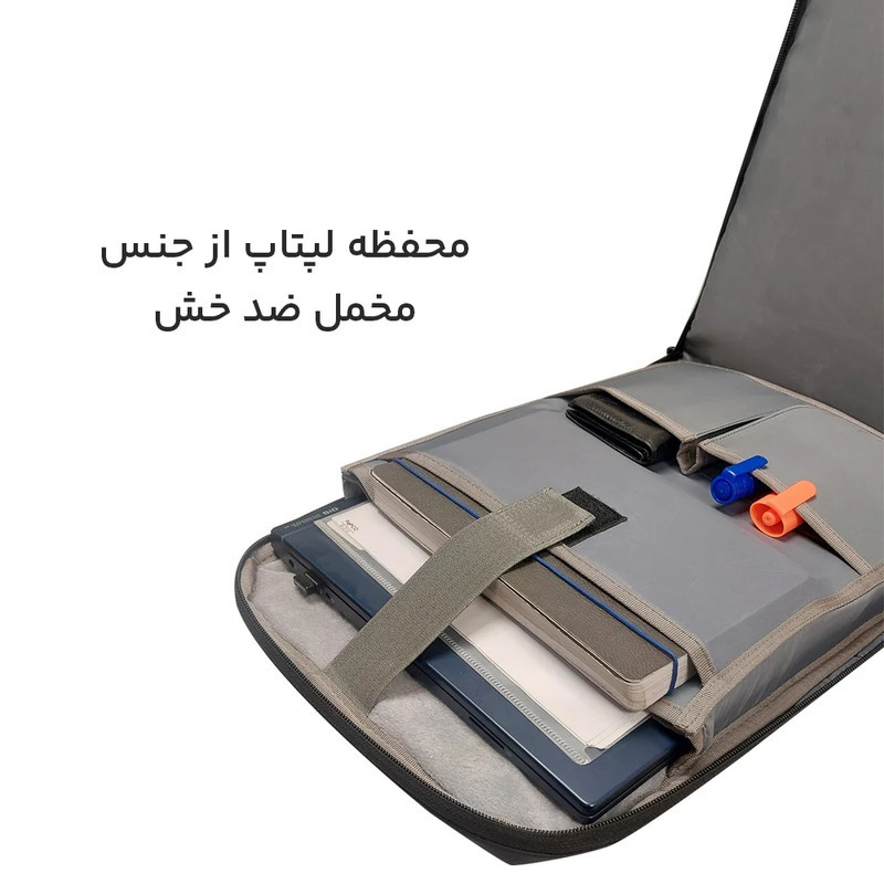 کوله پشتی لپ تاپ مایسا مدل 2518 مناسب برای لپ تاپ‌های تا 15.6 اینچ