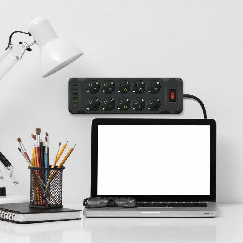 چندراهی برق پاورسوکت مدل F35U-Type-C
