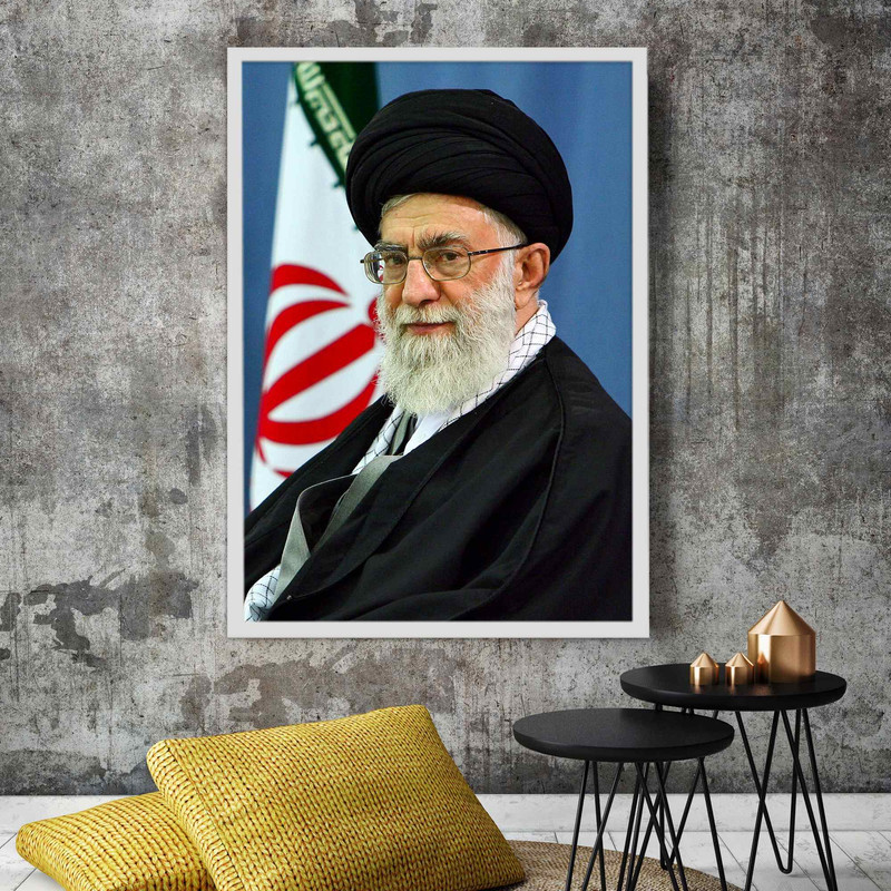 تابلو بکلیت طرح آیت الله سید علی خامنه ای مدل W-s2041