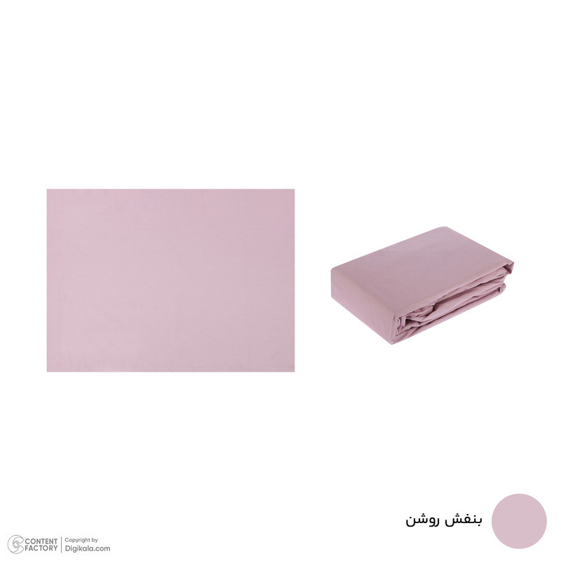 سرویس ملحفه یک نفره 2 تکه بومی مدل روژین کد 001