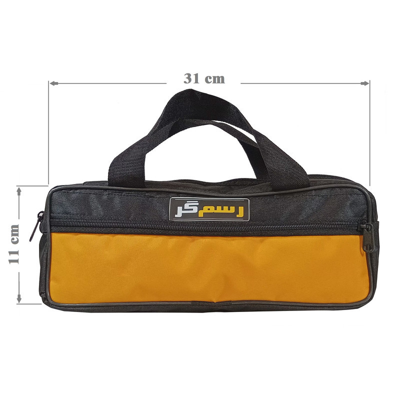 کیف ابزار رسمگر مدل همراه موتور سایز 10 اینچ