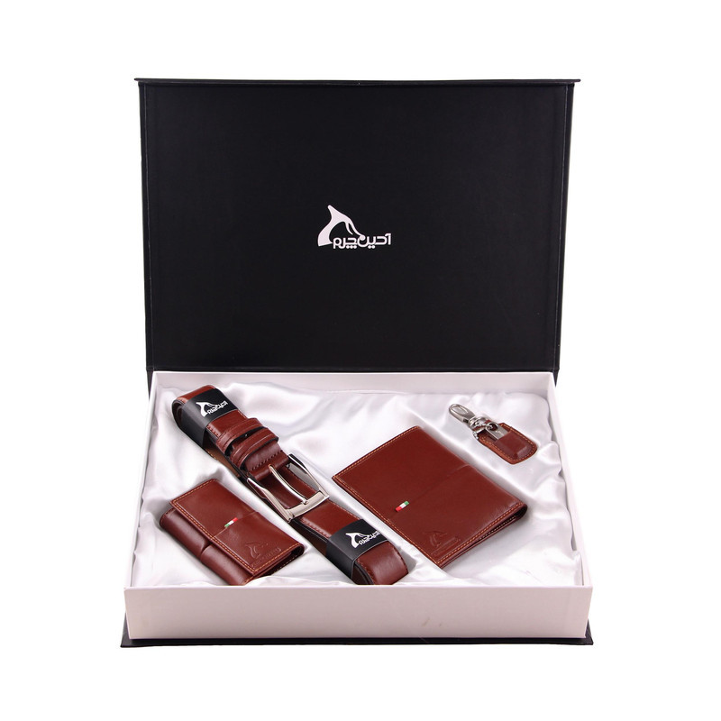 ست هدیه مردانه چرم بارز کد DS54