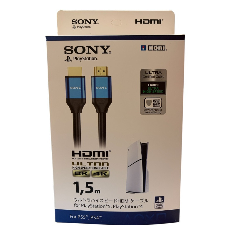 کابل HDMI سونی مدل PS5 4K طول ۱.۵ متر