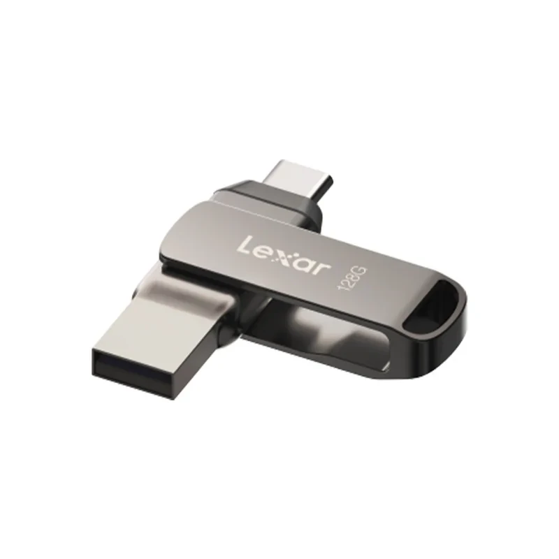 فلش مموری لکسار مدل Dual Drive D400 ظرفیت 128 گیگابایت با رابط USB 3.2