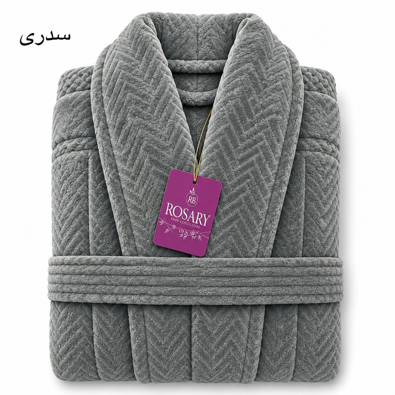 حوله پالتویی روزاری مدل تورال سایز 125×130 سانتی متر مناسب برای محدوده قد 165 تا 190 سانتی متر