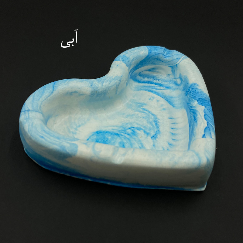 زیرسیگاری رزین اشتری مدل قلب کد DKD-1486