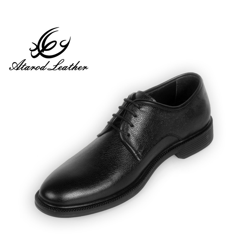 کفش مردانه چرم عطارد مدل چرم طبیعی کد SH135