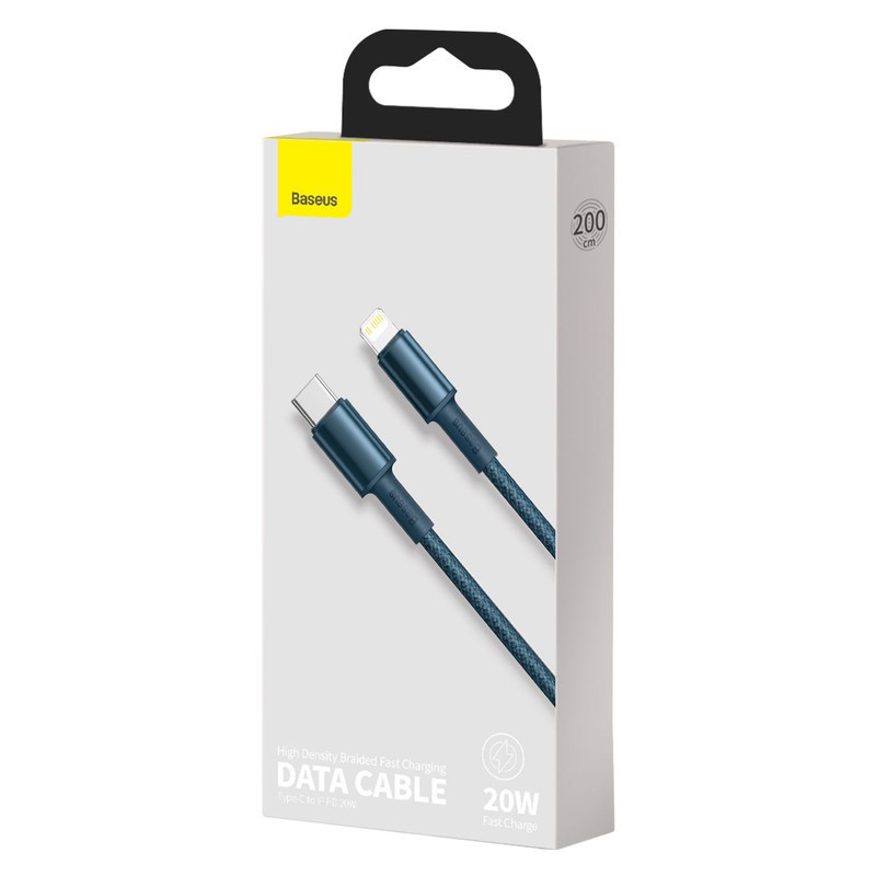 کابل تبدیل USB-C به لایتنینگ باسئوس مدل High Density 20W طول ۲ متر