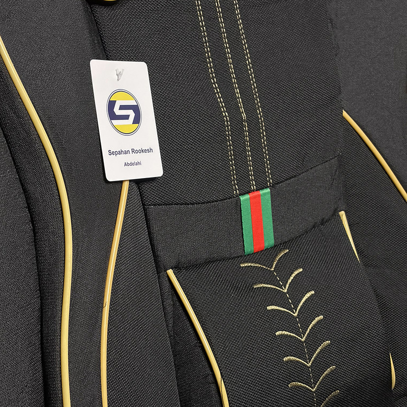 ست کامل روکش صندلی خودرو سپاهان روکش مدل GUCCI-249 مناسب برای دناپلاس