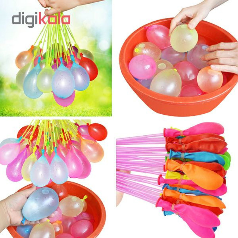 بادکنک آبی مجیک بالون مدل WaterBallon کد 2001197 بسته 3 عددی