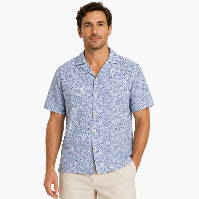 پیراهن آستین کوتاه مردانه میو مارینو مدل 88291479