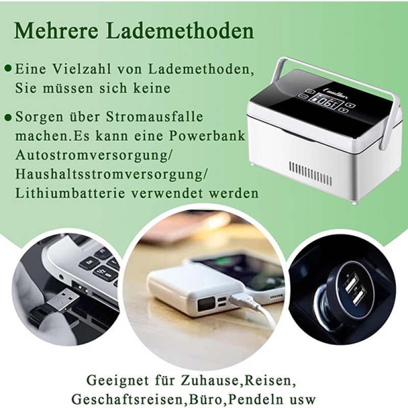 یخچال قابل حمل خودرو مدل B0CSYJT7NW-01 ظرفیت ‎6.79 لیتر