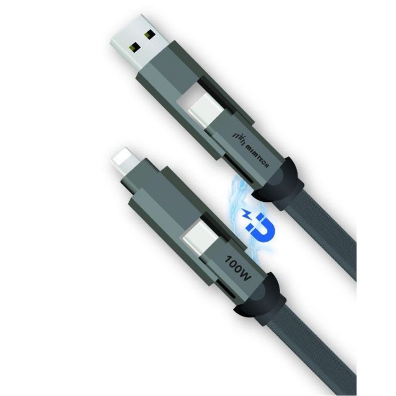 کابل تبدیل USB-C به لایتنینگ میم تک مدل  PDW100 طول 0.12 متر