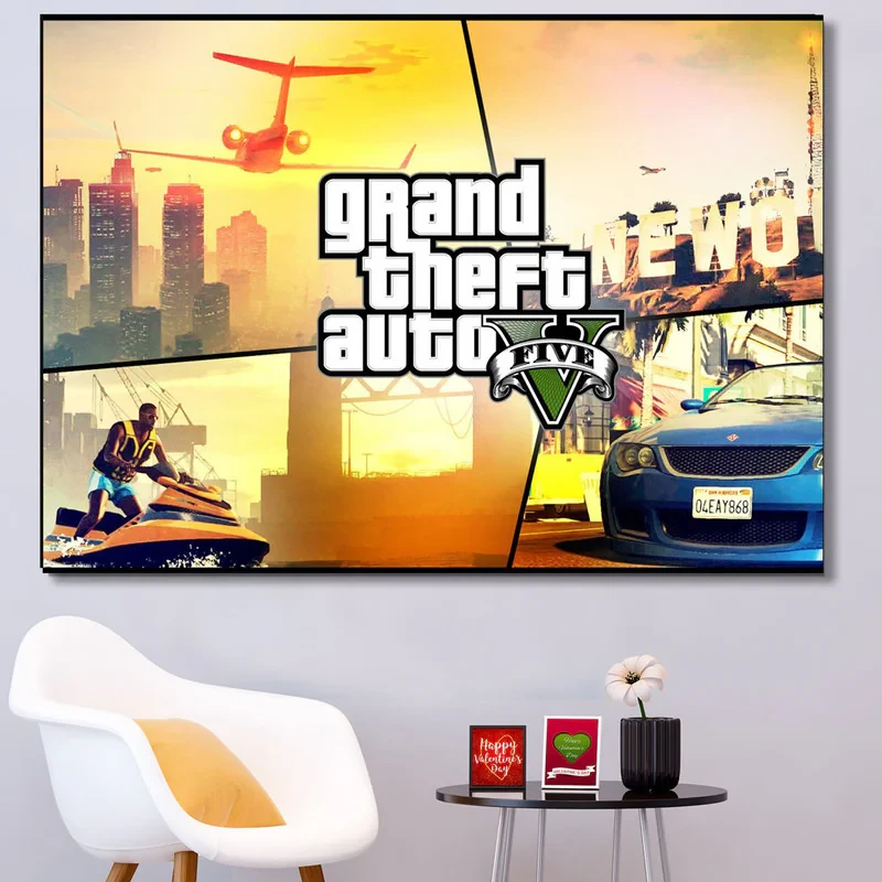 تابلو شاسی گالری استاربوی مدل بازی GTA V کد Game 16