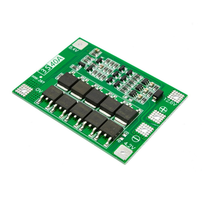ماژول محافظ شارژ و دشارژ باتری لیتیومی مدل KSRE-3Cell-40A