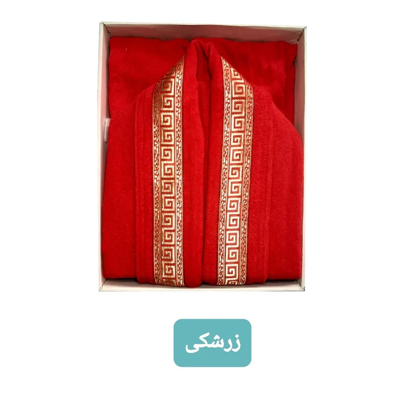 حوله پالتویی گلبافت مدل بامبو کد 1211 سایز 125