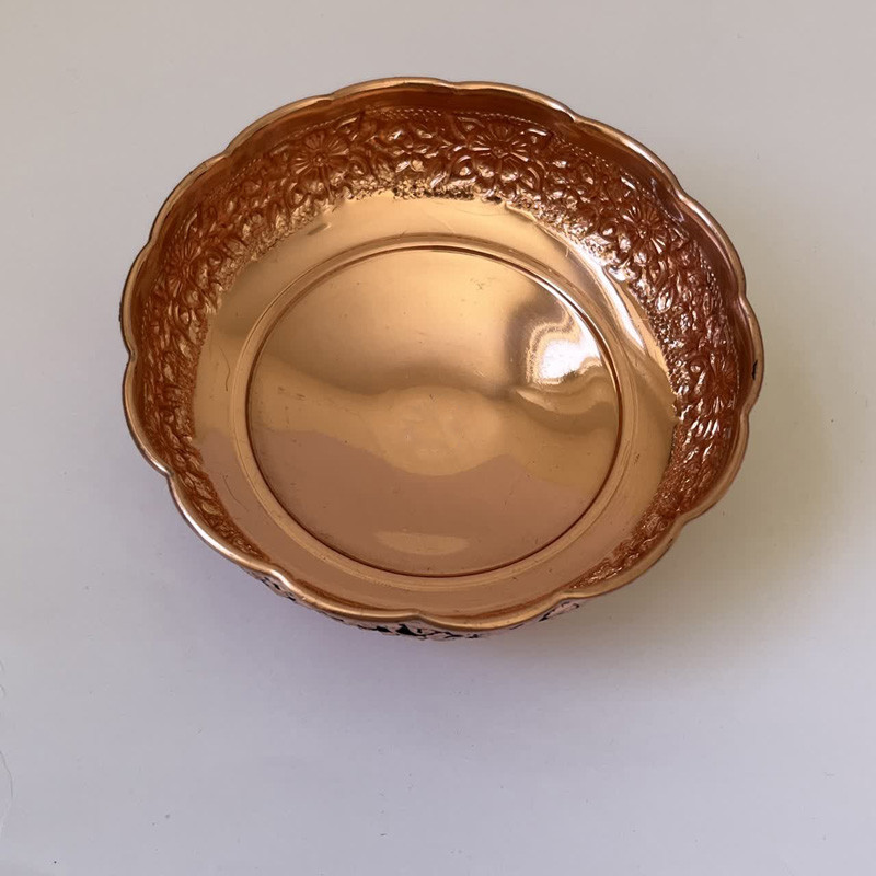 آجیل خوری مسی مدل آفتابگردان سه پایه کد ZH321.19