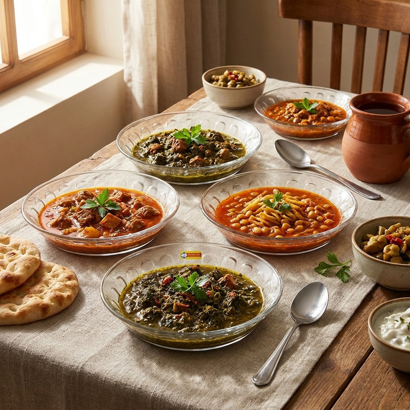 بشقاب خورش خوری شیشه و بلور اصفهان مدل گلایل بسته 6 عددی
