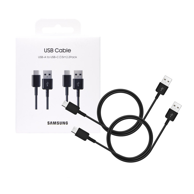 کابل تبدیل USB به USB-C سامسونگ مدل EP-DG930 طول 1.5 متر بسته 2 عددی