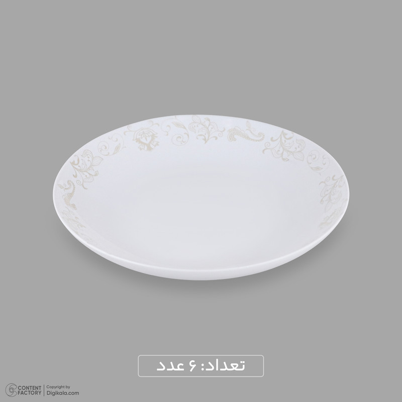 سرویس غذاخوری اوپال 26 پارچه 6 نفره دینو مدل  ورژن 2 کد 26012