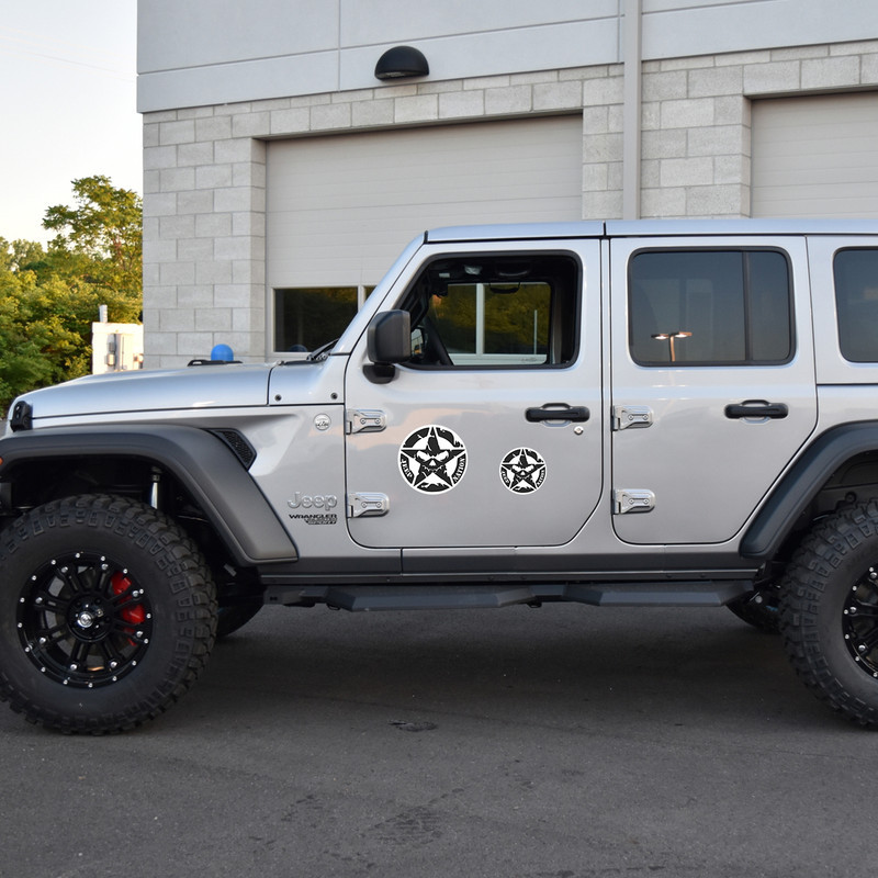 برچسب بدنه خودرو مدل JEEP NATION