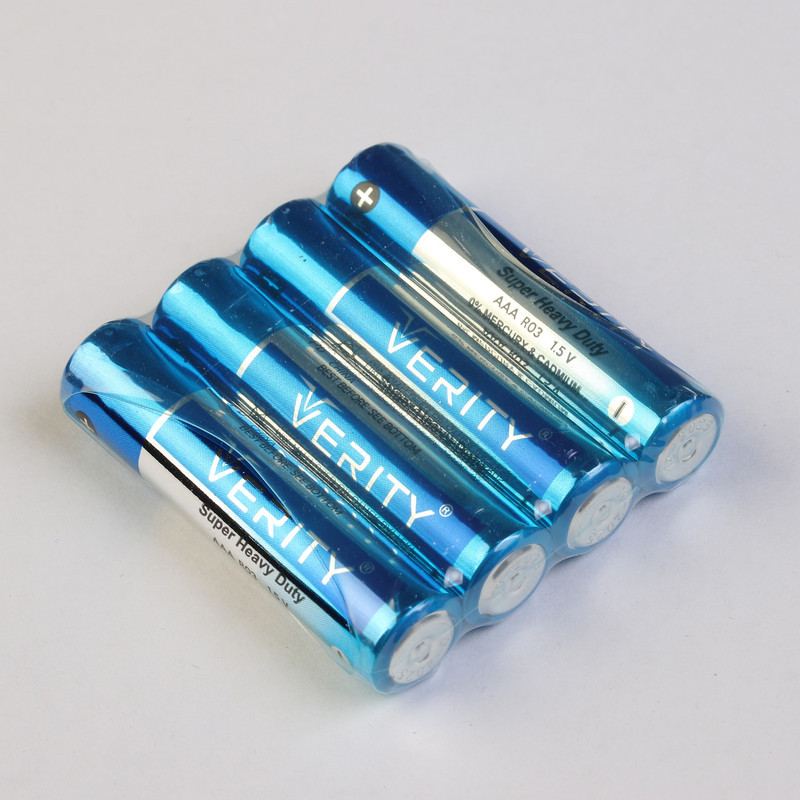 باتری نیم قلمی وریتی مدل Super Heavy Duty بسته چهار عددی